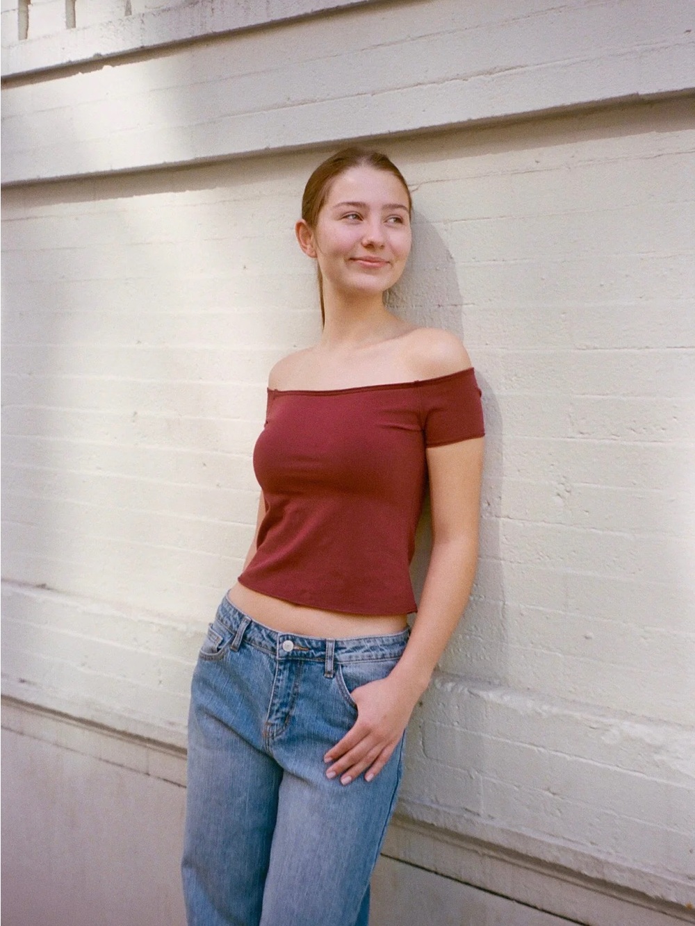 Brandy Melville Bonnie Off the Shoulder Top